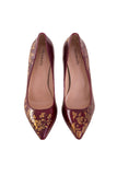 Sylvia Ox Blood and Gold